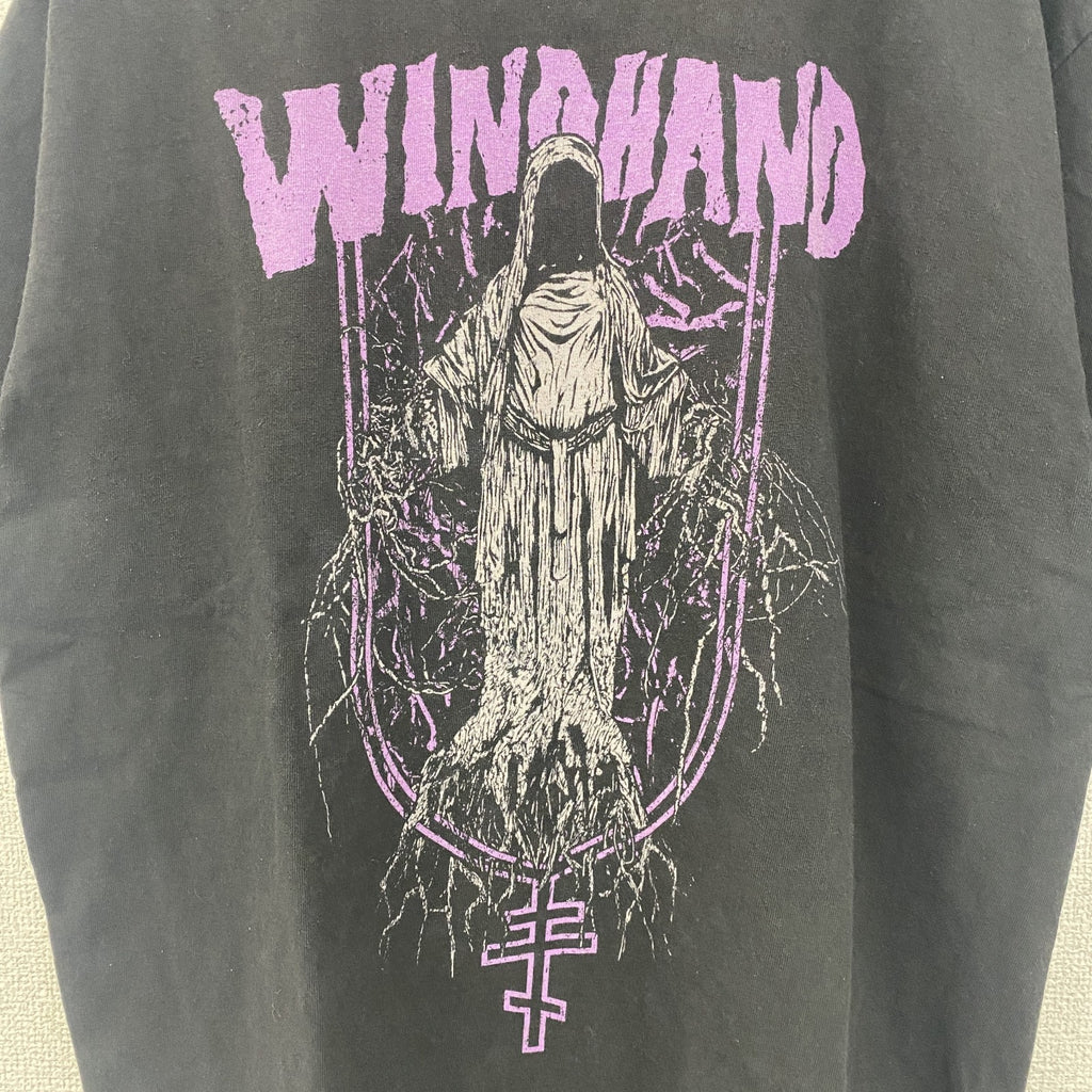 古着 used　WINDHAND　ウィンドハンド　ドゥームメタル　半袖バンドプリントビッグTシャツ　バンT　アメリカ　USA　黒