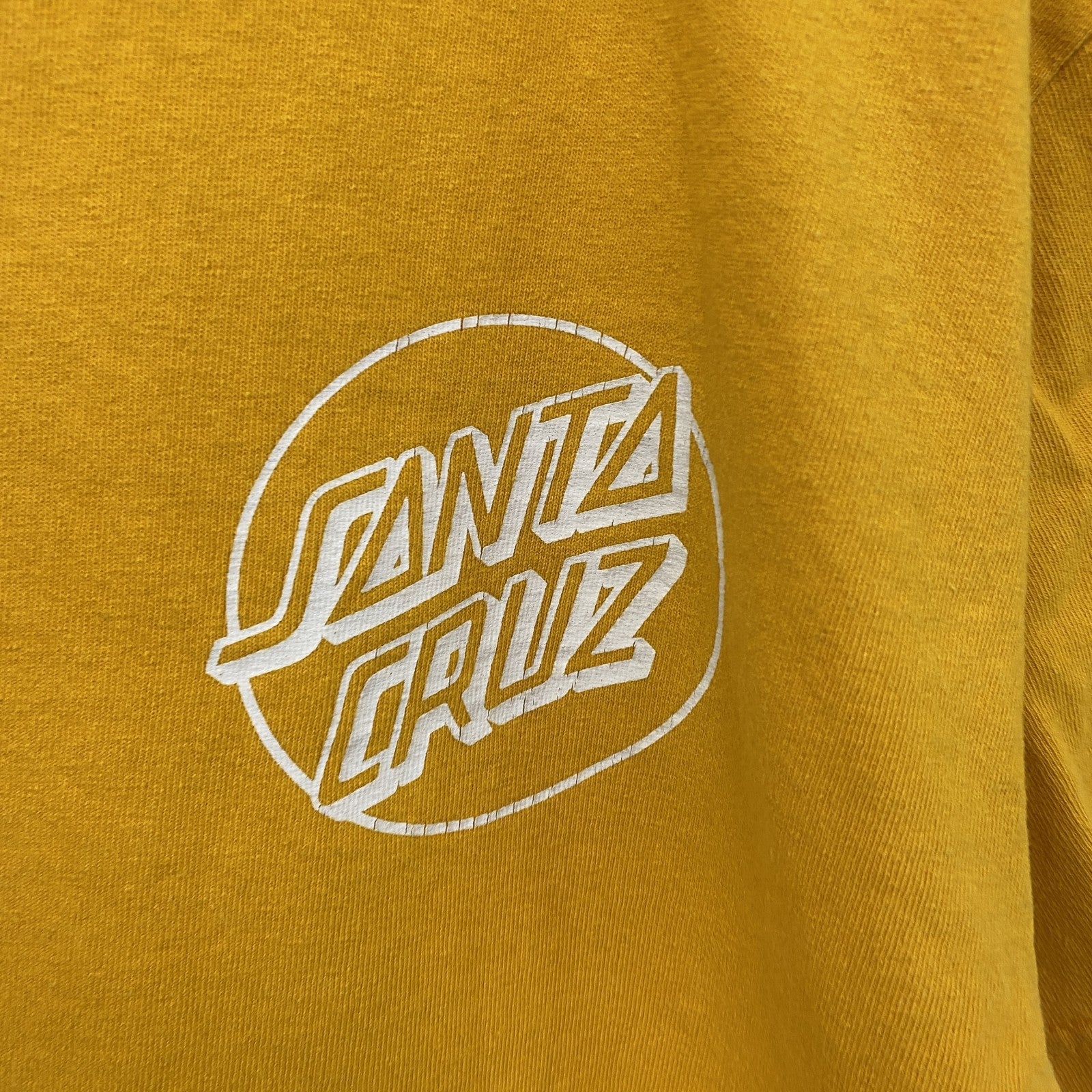SANTA CRUZ　サンタクルーズ　半袖プリントTシャツ　黄色　イエロー