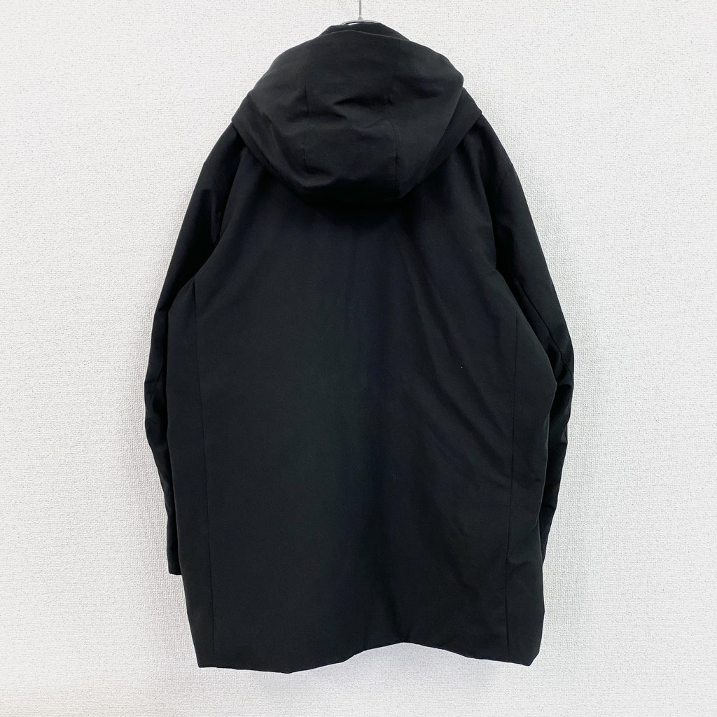 UNIQLO　ユニクロ　ハイブリッドダウンコート　ダウン90%　比翼仕立て　黒　ブラック　XLサイズ
