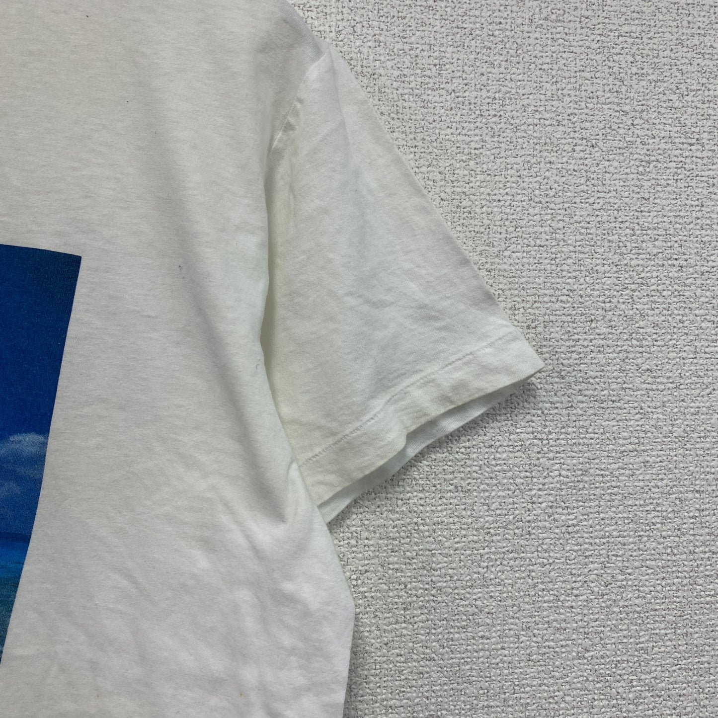 半袖プリントTシャツ　シングルステッチ　白　ホワイト