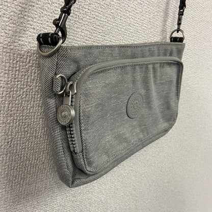 KIPLING　キプリング　ショルダーバッグ　灰色　グレー
