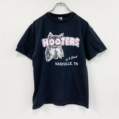 ALSTYLE　半袖プリントTシャツ　フーターズ　黒　ブラック　Mサイズ