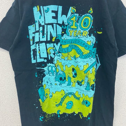 古着 used　GILDAN　ギルダン　半袖プリントTシャツ　ニュー・ファウンド・グローリー　10周年　記念　ネイビー　Mサイズ