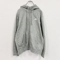NIKE　ナイキ　フルジップスウェットパーカー/フーディー　スウッシュ　灰色　霜降りグレー　Lサイズ