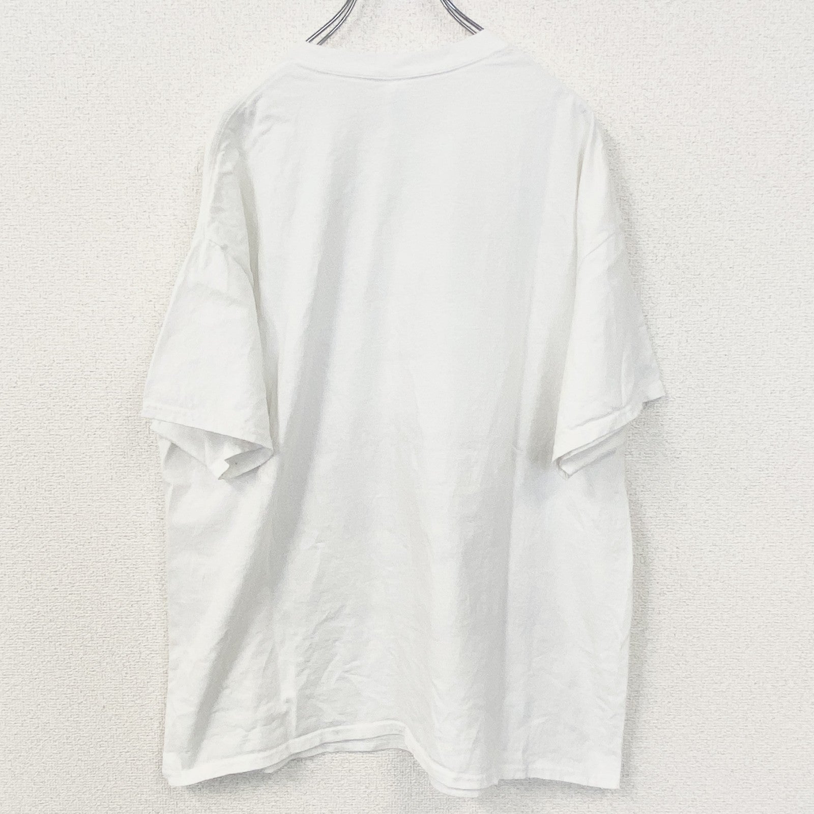 古着 used　GILDAN ギルダン　半袖HIPHOPプリントTシャツ　白　クルーネック　グランドセフトオート　XLサイズ
