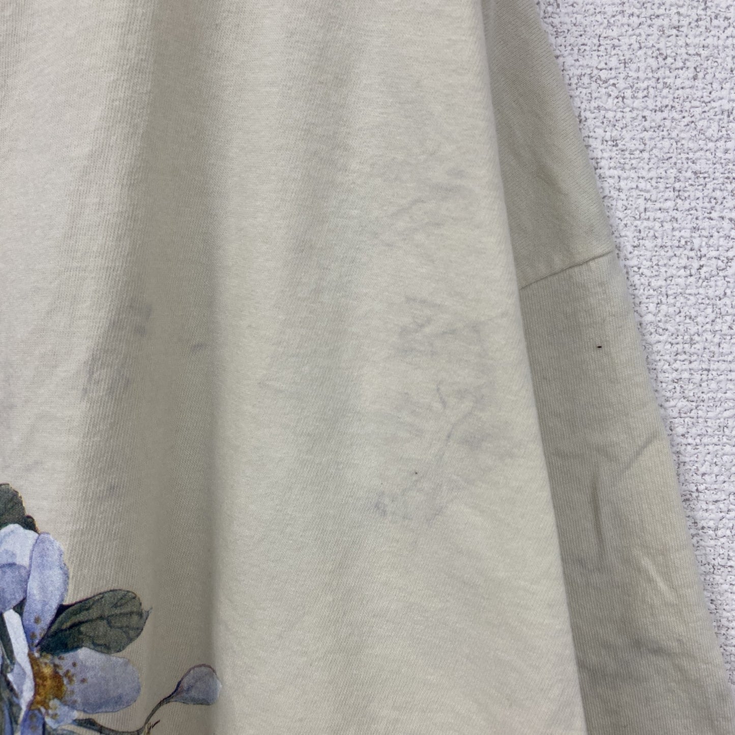 古着 used　anvil　半袖プリントTシャツ　黄色　クルーネック　シングルステッチ　US製　クルーネック　90s　XXLサイズ