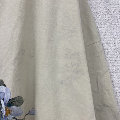 古着 used　anvil　半袖プリントTシャツ　黄色　クルーネック　シングルステッチ　US製　クルーネック　90s　XXLサイズ