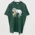 古着 used　SCREENSTARS　半袖プリントTシャツ　ヴィンテージ　シングルステッチ　緑　グリーン　90s　Mサイズ
