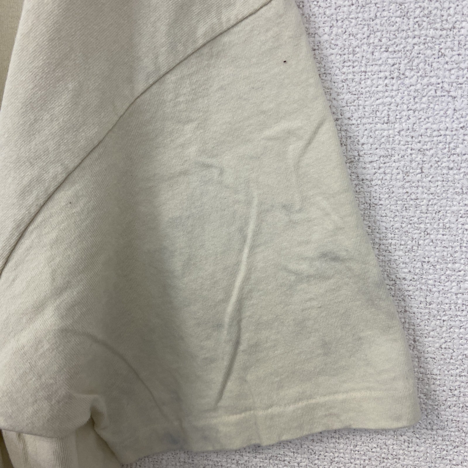 古着 used　anvil　半袖プリントTシャツ　黄色　クルーネック　シングルステッチ　US製　クルーネック　90s　XXLサイズ