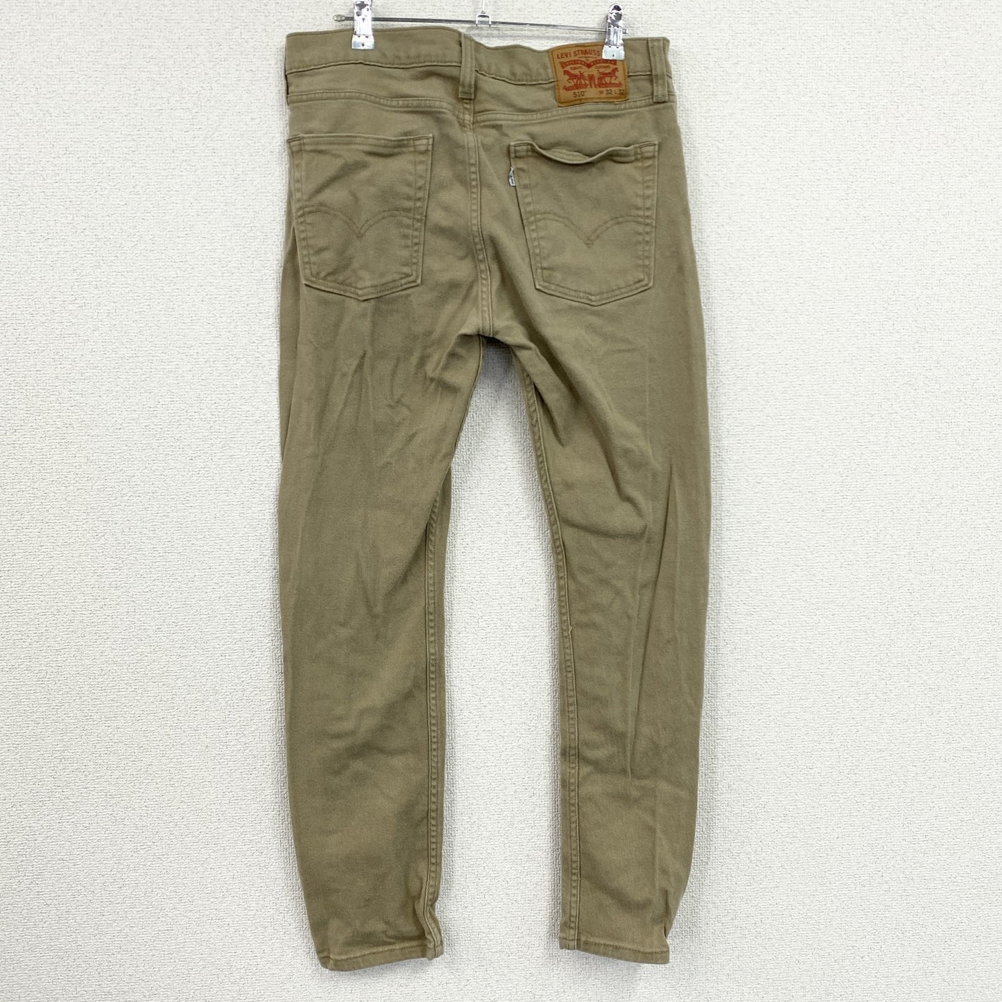 Levi’ｓ　リーバイス　510　デニムパンツ/ジーンズ　ジップフライ　ベージュ　W32サイズ
