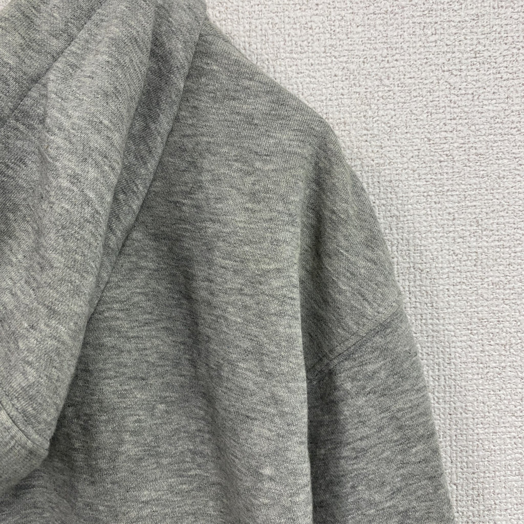 NIKE　ナイキ　フルジップスウェットパーカー/フーディー　スウッシュ　灰色　霜降りグレー　Lサイズ