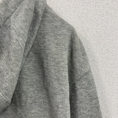 NIKE　ナイキ　フルジップスウェットパーカー/フーディー　スウッシュ　灰色　霜降りグレー　Lサイズ