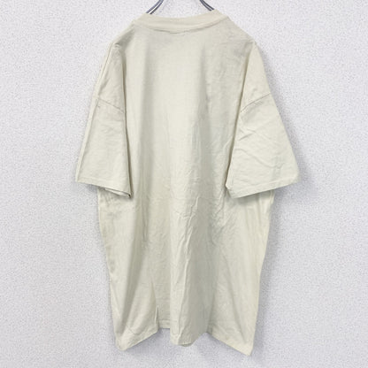古着 used　anvil　半袖プリントTシャツ　黄色　クルーネック　シングルステッチ　US製　クルーネック　90s　XXLサイズ