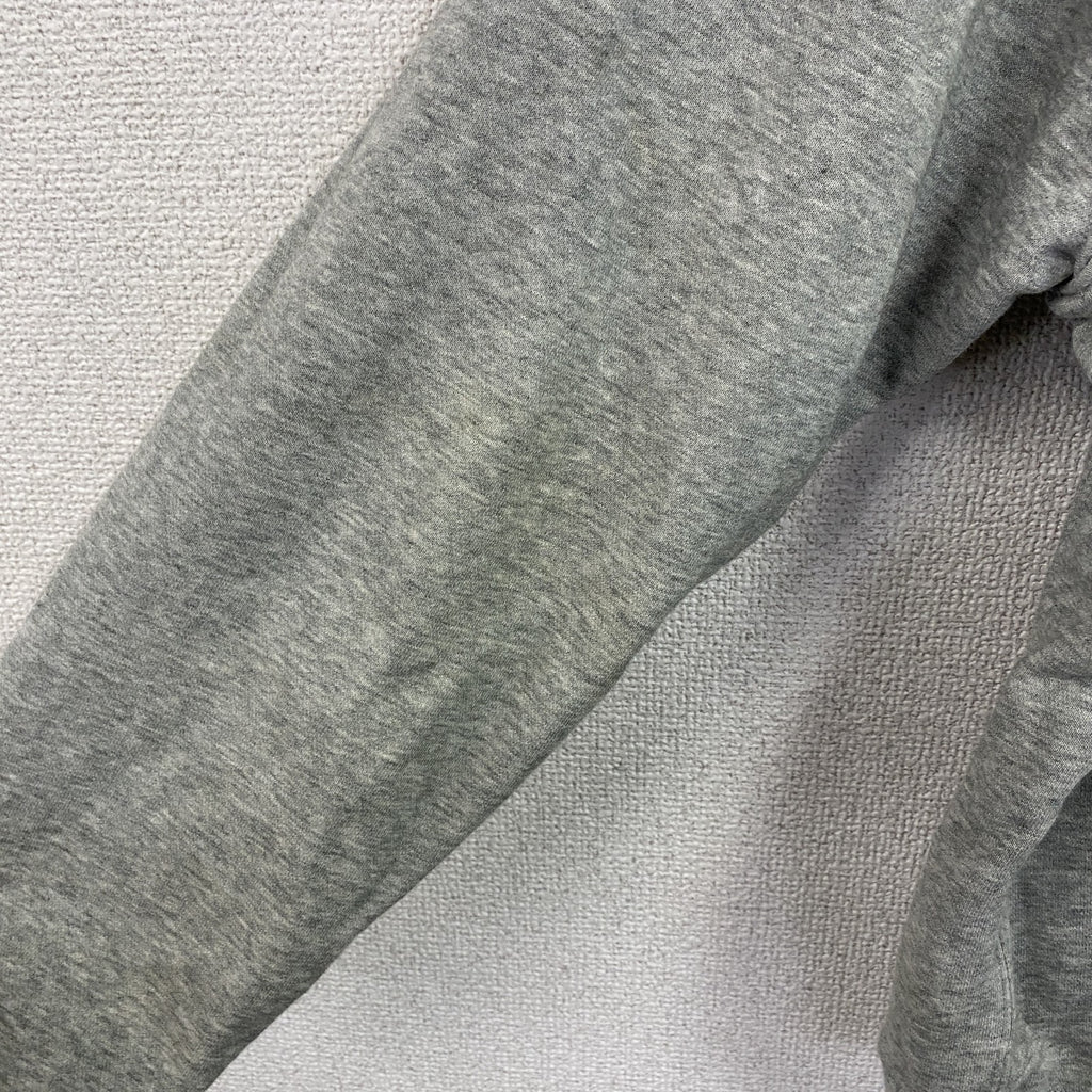 NIKE　ナイキ　フルジップスウェットパーカー/フーディー　スウッシュ　灰色　霜降りグレー　Lサイズ