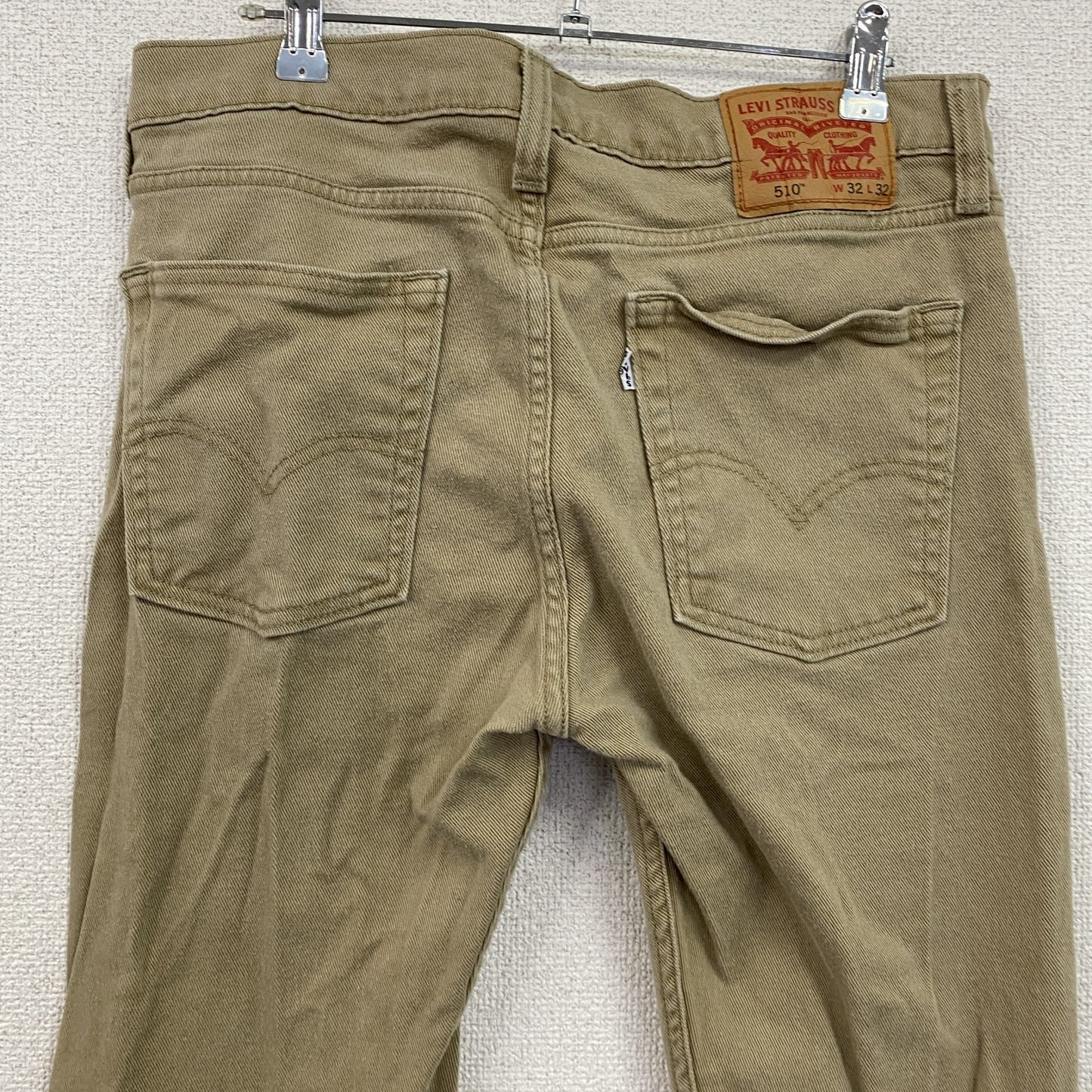 Levi’ｓ　リーバイス　510　デニムパンツ/ジーンズ　ジップフライ　ベージュ　W32サイズ