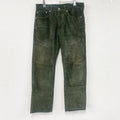 Levi's　リーバイス　505　コーデュロイパンツ　ジップフライ　緑　グリーン　W34サイズ
