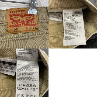 Levi’ｓ　リーバイス　510　デニムパンツ/ジーンズ　ジップフライ　ベージュ　W32サイズ