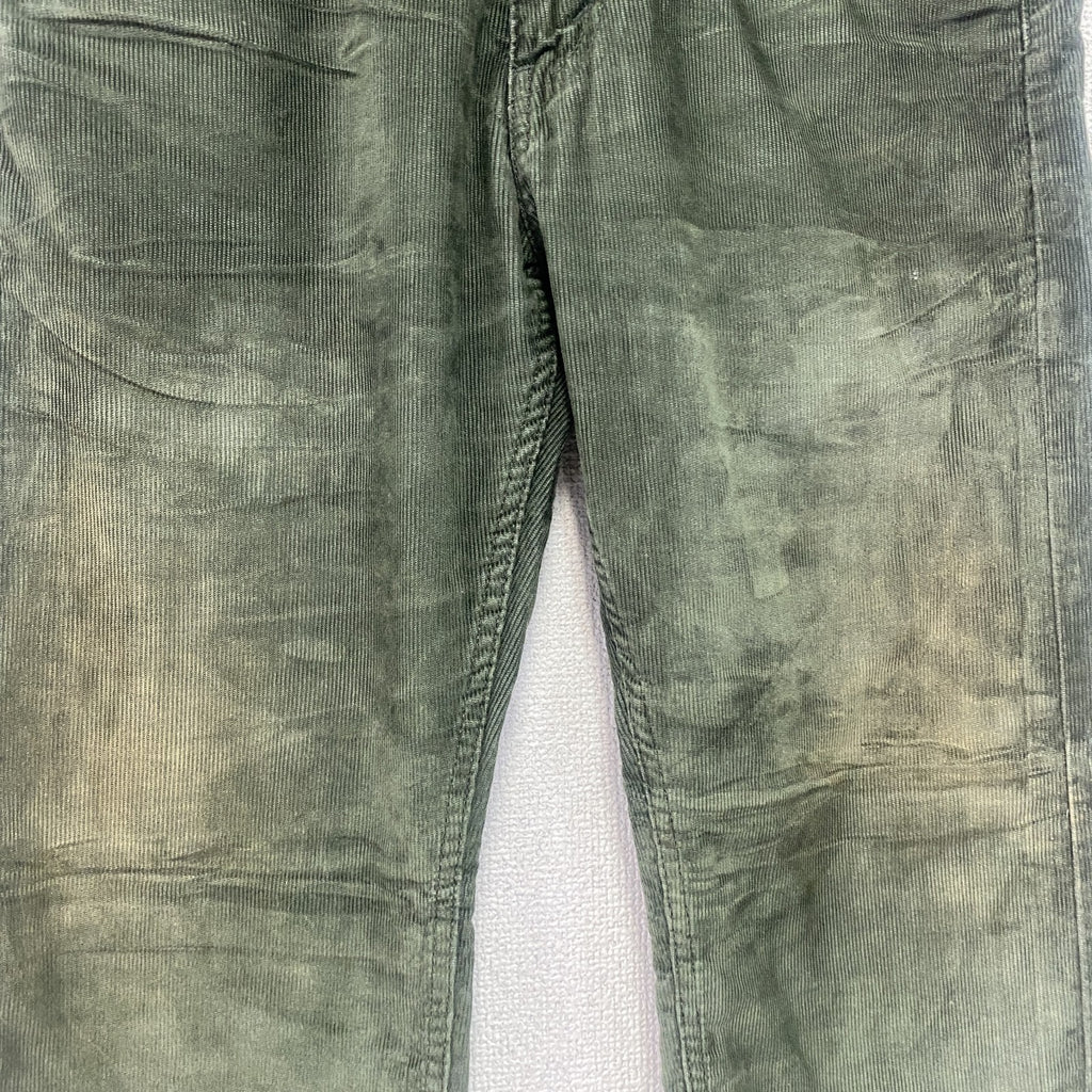 Levi's　リーバイス　505　コーデュロイパンツ　ジップフライ　緑　グリーン　W34サイズ