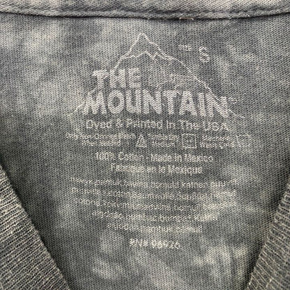 古着 used　THE MOUNTAIN　ザマウンテン　半袖プリントTシャツ　馬　ホース　動物　アニマル　青　ブルー　Sサイズ