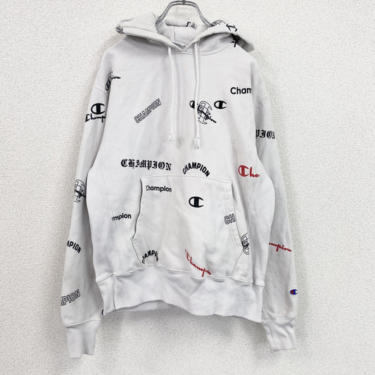 Champion　チャンピオン　リバースウィーブ　スウェットパーカー/フーディー　白　ホワイト　Mサイズ