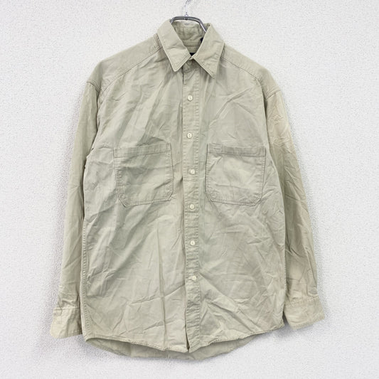 ～90s　OLD GAP　オールドギャップ　長袖シャツ　ヴィンテージ　ベージュ　Sサイズ