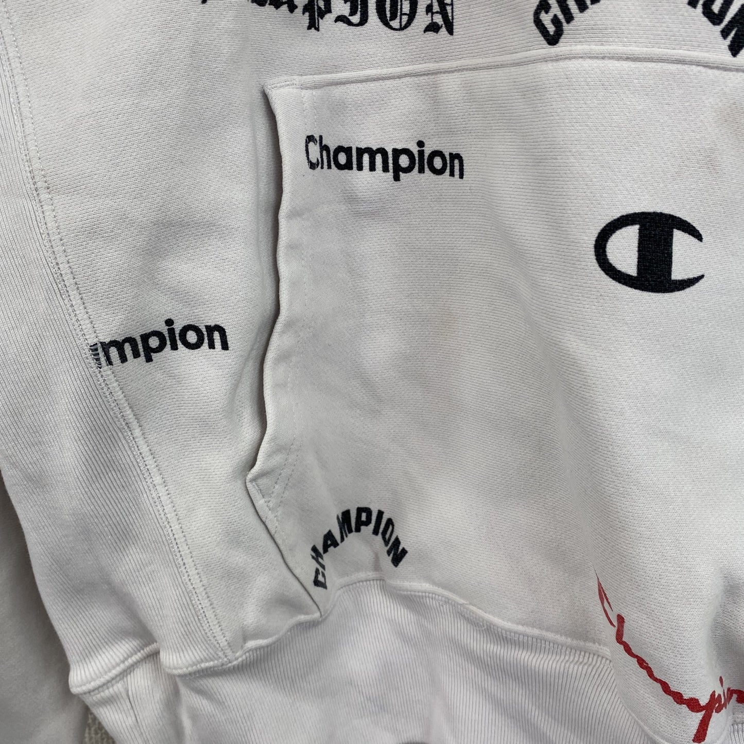 Champion　チャンピオン　リバースウィーブ　スウェットパーカー/フーディー　白　ホワイト　Mサイズ