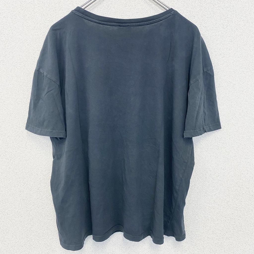 古着 used　collectlon plmkle　半袖プリントTシャツ　虎　トラ　タイガー　動物　アニマル　ネイビー　Mサイズ