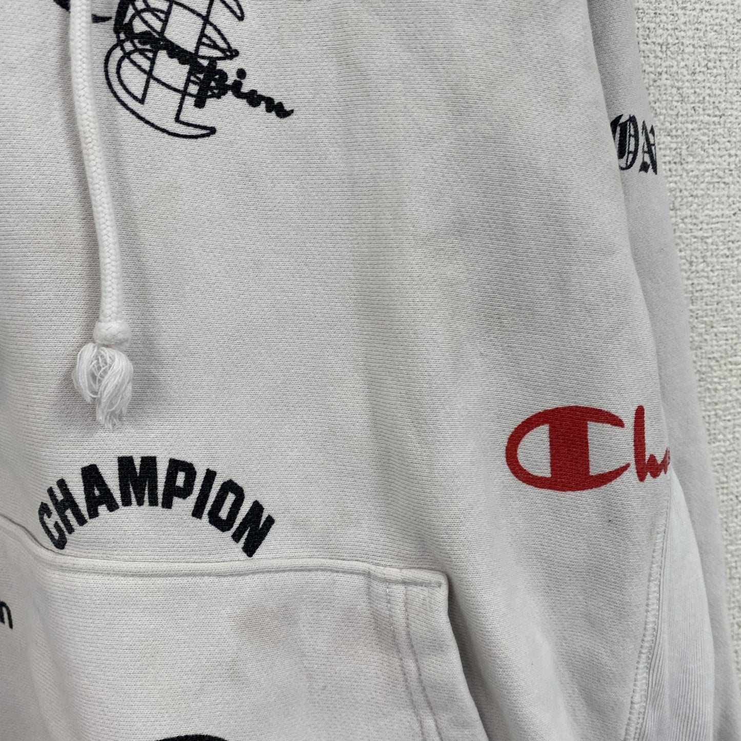 Champion　チャンピオン　リバースウィーブ　スウェットパーカー/フーディー　白　ホワイト　Mサイズ