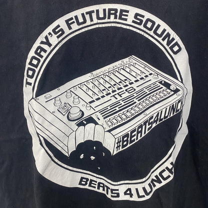 古着 used　ALSTYLE 　アルスタイル　半袖Tシャツ　Today's Future Sound　TFS　黒　Lサイズ