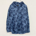 MEN'S BIGI　メンズビギ　長袖シャツ　花柄シャツ　青　ブルー　03サイズ