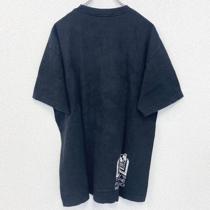 古着 used　ALSTYLE 　アルスタイル　半袖Tシャツ　Today's Future Sound　TFS　黒　Lサイズ