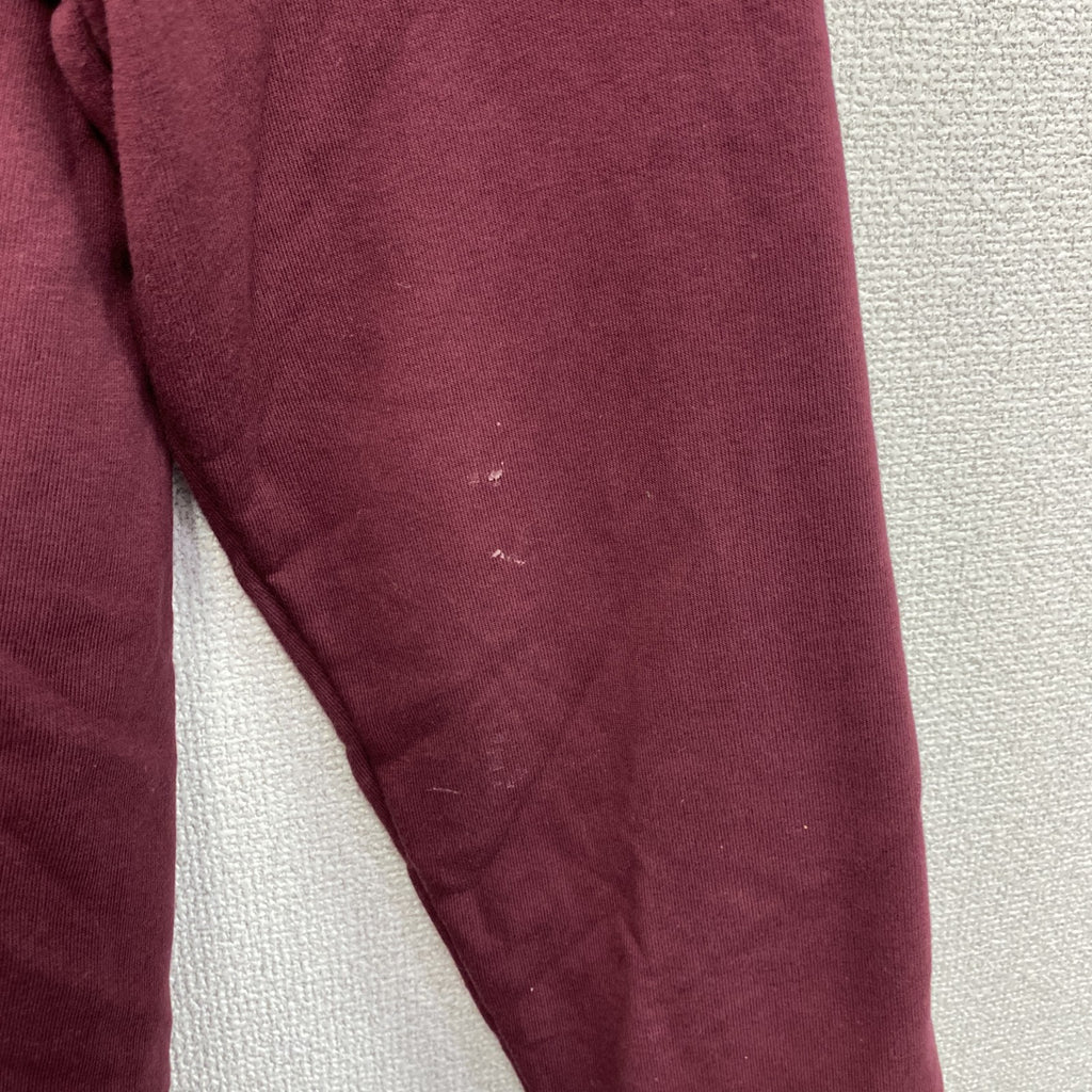 LANDS'END　ランズエンド　ショールカラースウェットカーディガン　バーガンディ　XLサイズ
