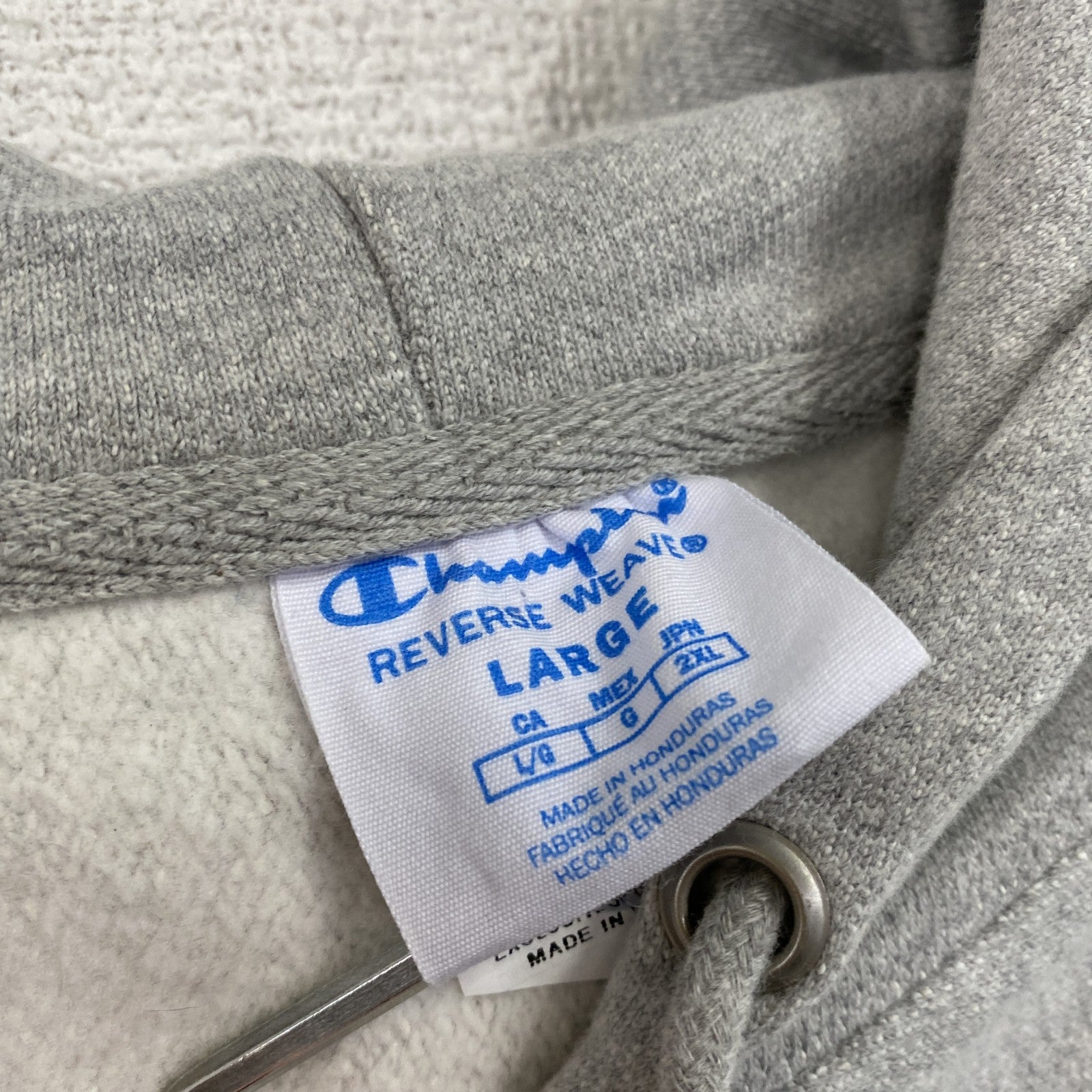 Champion　チャンピオン　リバースウィーブ　スウェットパーカー/フーディー　灰色　グレー　Lサイズ