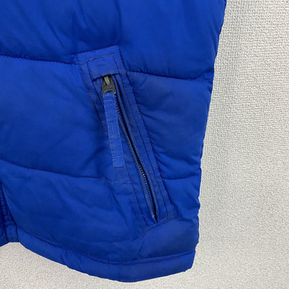Abercrombie＆Fitch　アバクロンビー＆フィッチ　中綿ベスト　比翼仕立て　青　ブルー　Lサイズ