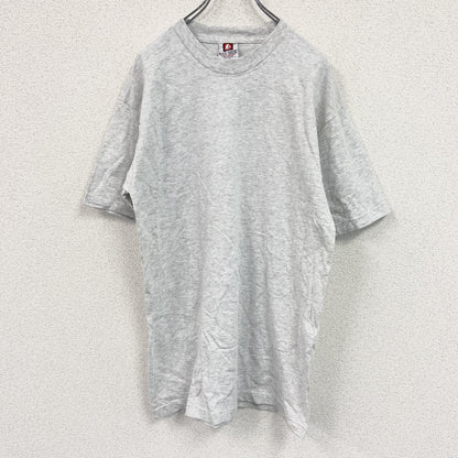 BAY SIDE　ベイサイド　半袖プリントTシャツ　霜降りグレー　Lサイズ