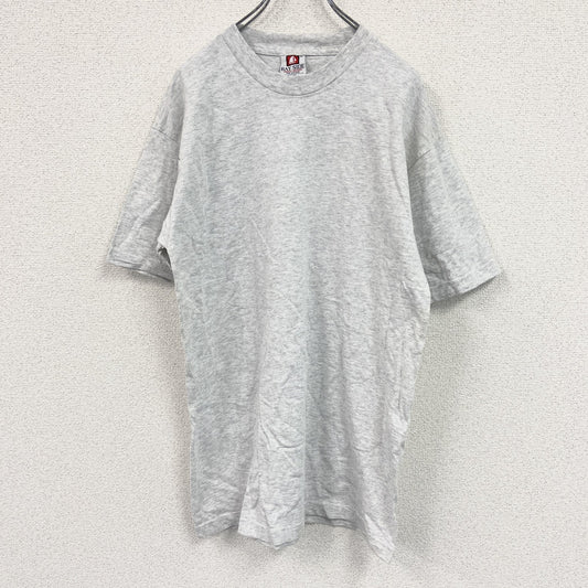 BAY SIDE　ベイサイド　半袖プリントTシャツ　霜降りグレー　Lサイズ