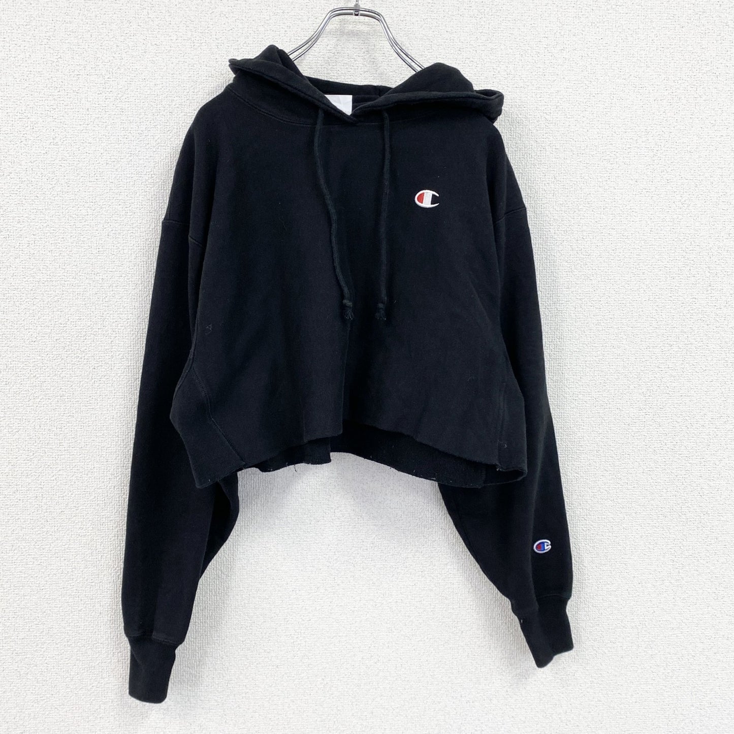 Champion　チャンピオン　リバースウィーブ　スウェットパーカー/フーディー　黒　ブラック　Lサイズ