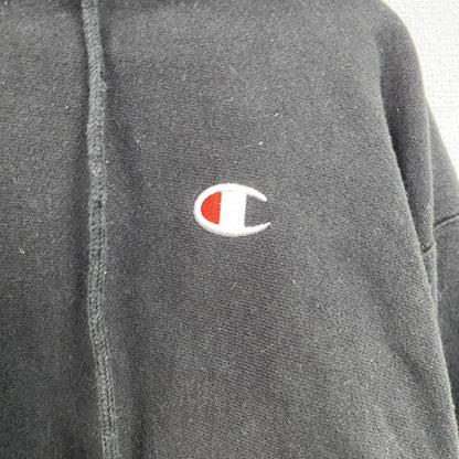 Champion　チャンピオン　リバースウィーブ　スウェットパーカー/フーディー　黒　ブラック　Lサイズ