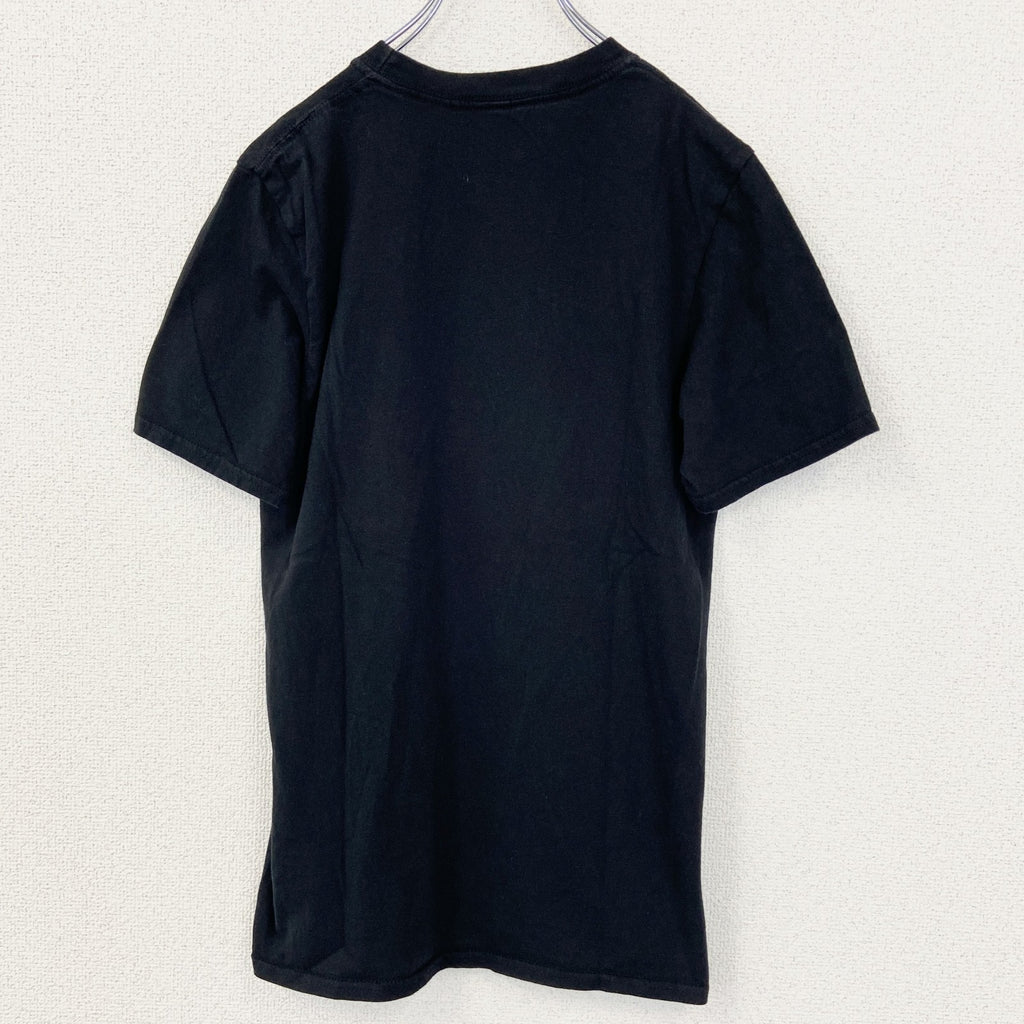 古着 used　METALLICA　メタリカ　半袖バンドプリントTシャツ　蛇　ロゴT　カジュアルデザイン　黒　ブラック　Mサイズ