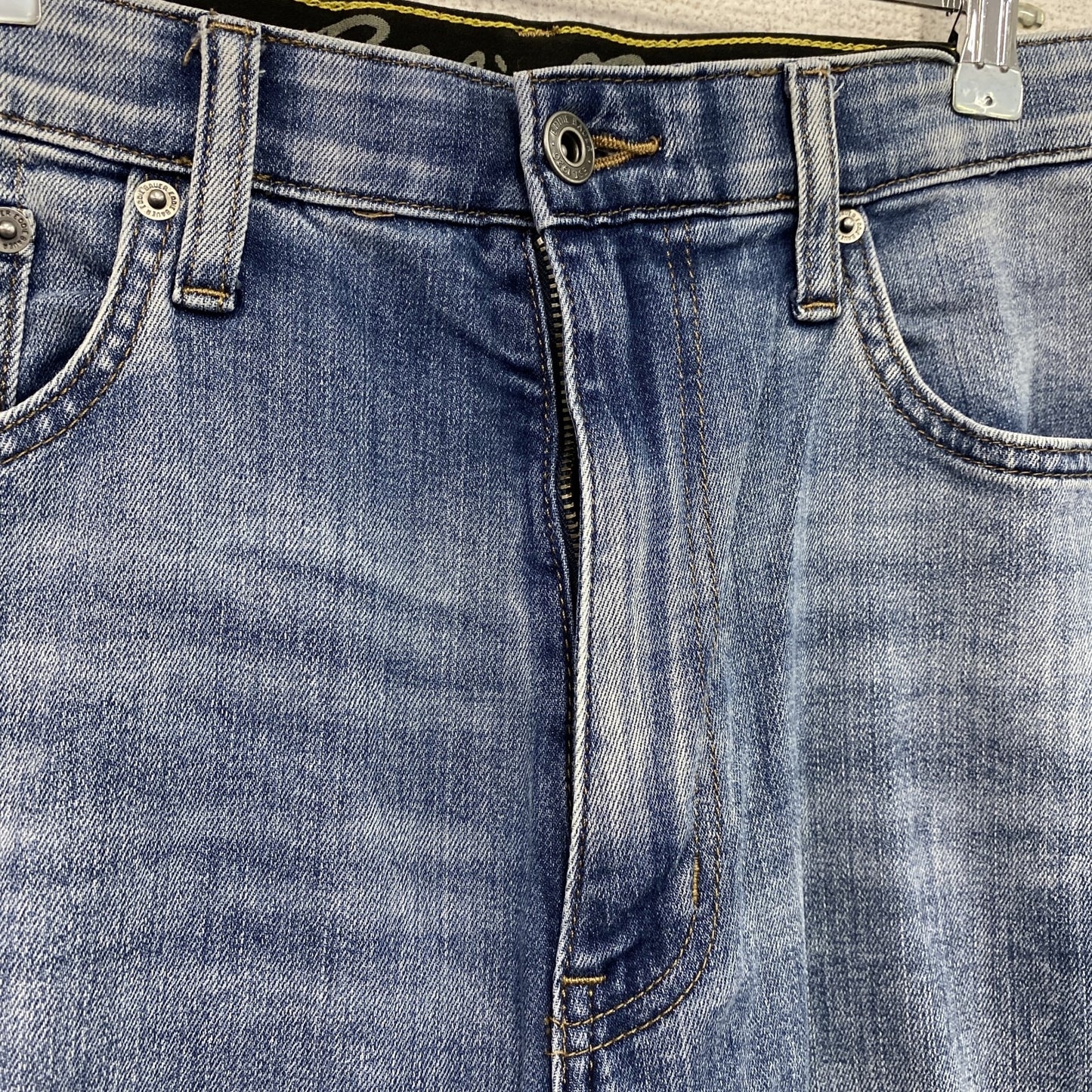Eddie Bauer　エディーバウアー　デニムパンツ/ジーンズ　ジップフライ　鬼ヒゲ　インディゴ　W35サイズ