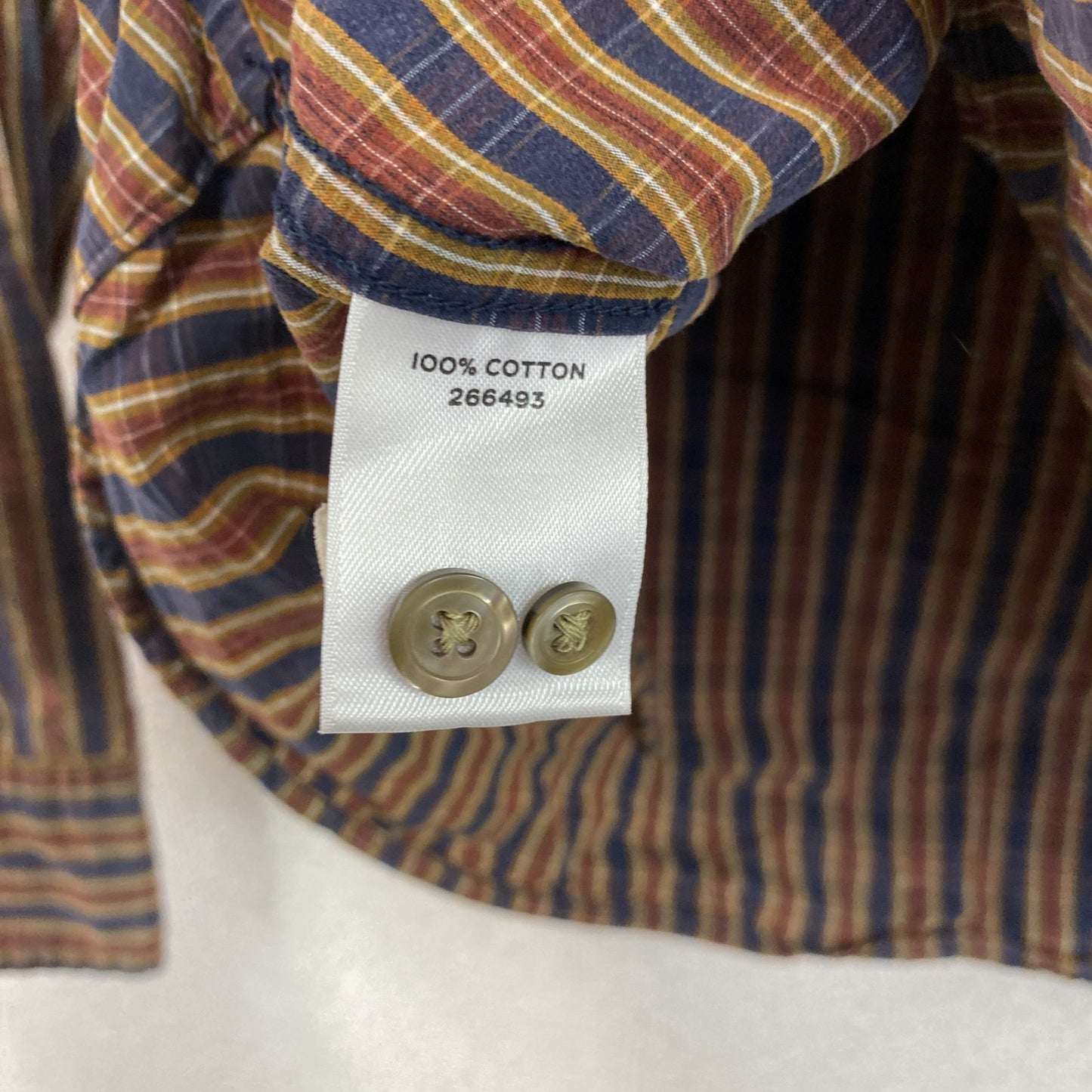 L.L.Bean　エルエルビーン　長袖ボタンダウンシャツ　チェック柄　フラップポケット　マルチカラー　Mサイズ