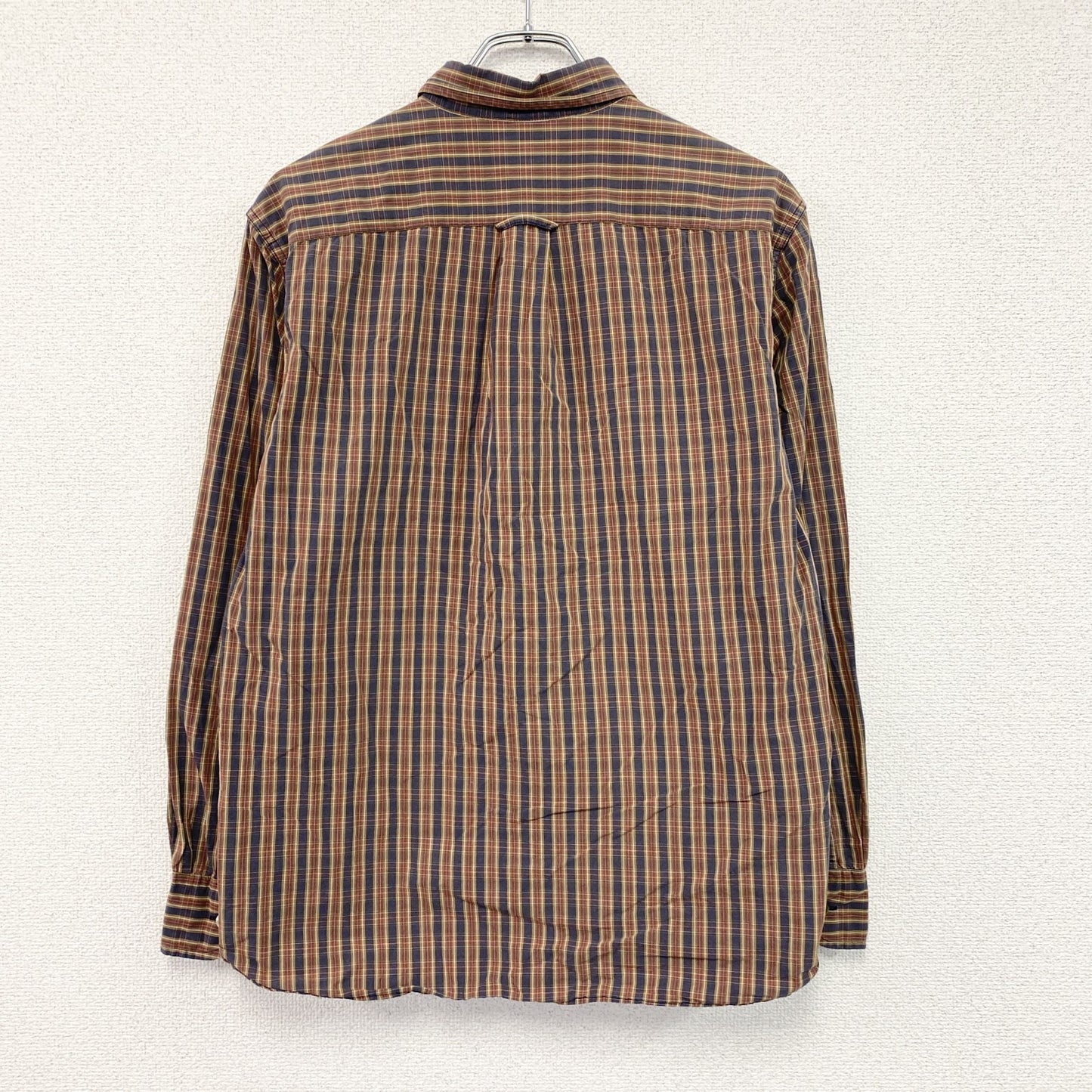 L.L.Bean　エルエルビーン　長袖ボタンダウンシャツ　チェック柄　フラップポケット　マルチカラー　Mサイズ