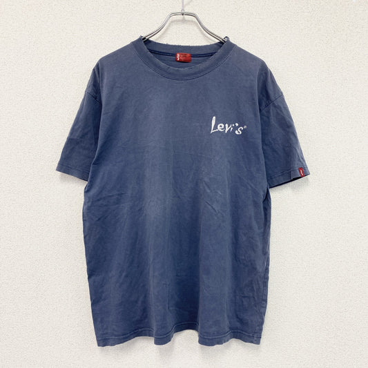 Levi's　リーバイス　半袖プリントTシャツ　紺　ネイビー　XLサイズ