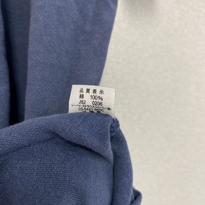 Levi's　リーバイス　半袖プリントTシャツ　フェード　デカロゴ　紺　ネイビー　XLサイズ