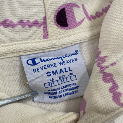 Champion　チャンピオン　リバースウィーブ　スウェットパーカー/フーディー　ヘビーウエイト　現行　アイボリー　Sサイズ
