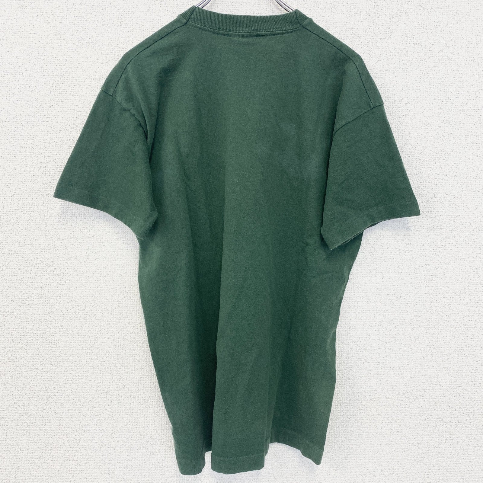 古着 used　SCREENSTARS　半袖プリントTシャツ　ヴィンテージ　シングルステッチ　緑　グリーン　90s　Mサイズ