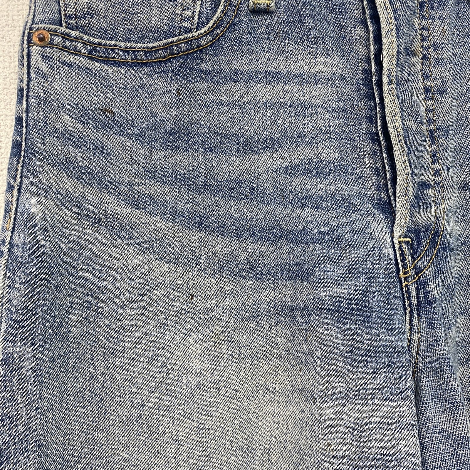 Levi's　リーバイス　デニムパンツ/ジーンズ　ボタンフライ　縦落ち　鬼ヒゲ　インディゴ　W27サイズ