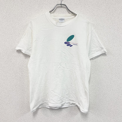 90s　Hanes　ヘインズ　タカラベルモント　半袖プリント企業Tシャツ　シングルステッチ　ヴィンテージ　白　ホワイト　Mサイズ
