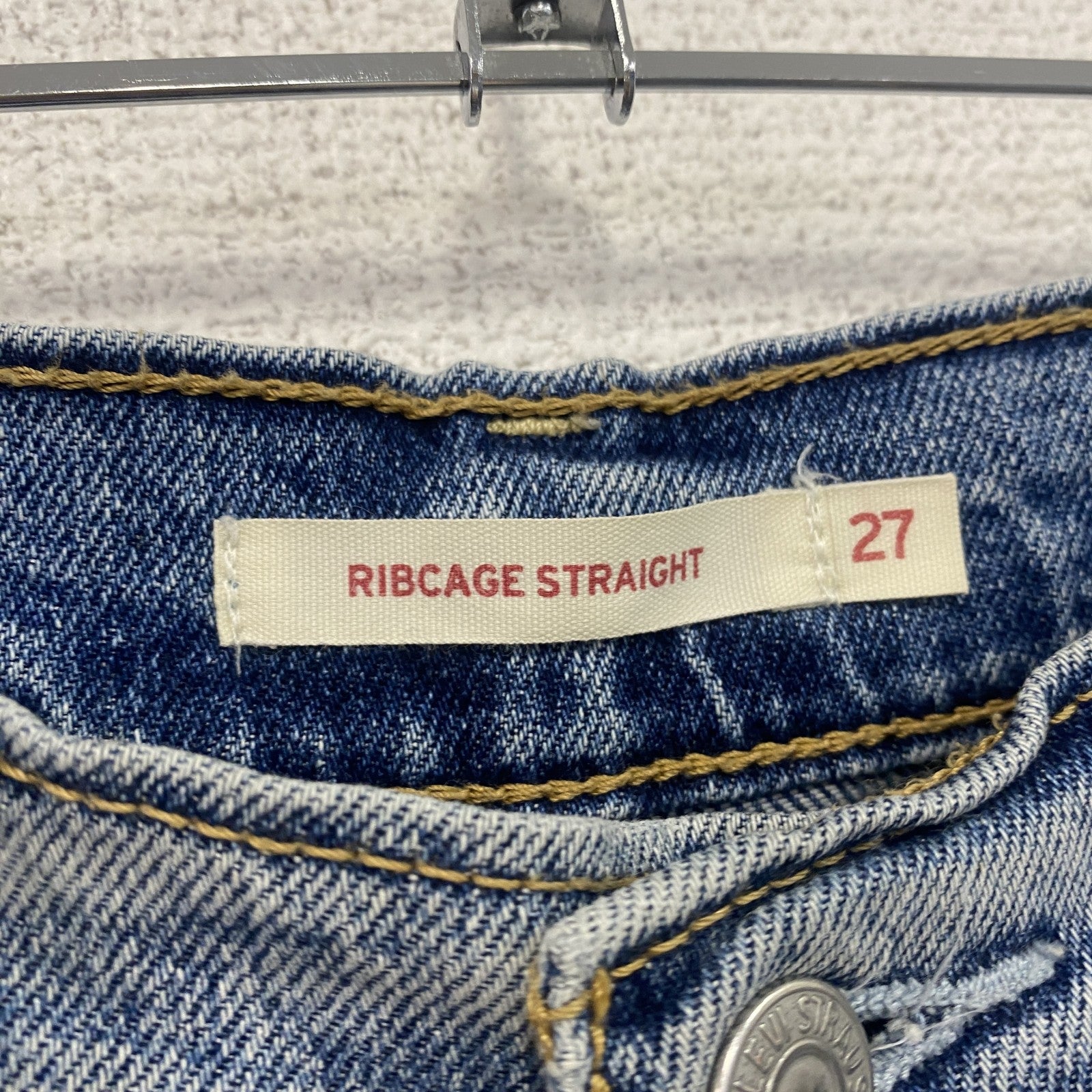 Levi's　リーバイス　デニムパンツ/ジーンズ　ボタンフライ　縦落ち　鬼ヒゲ　インディゴ　W27サイズ