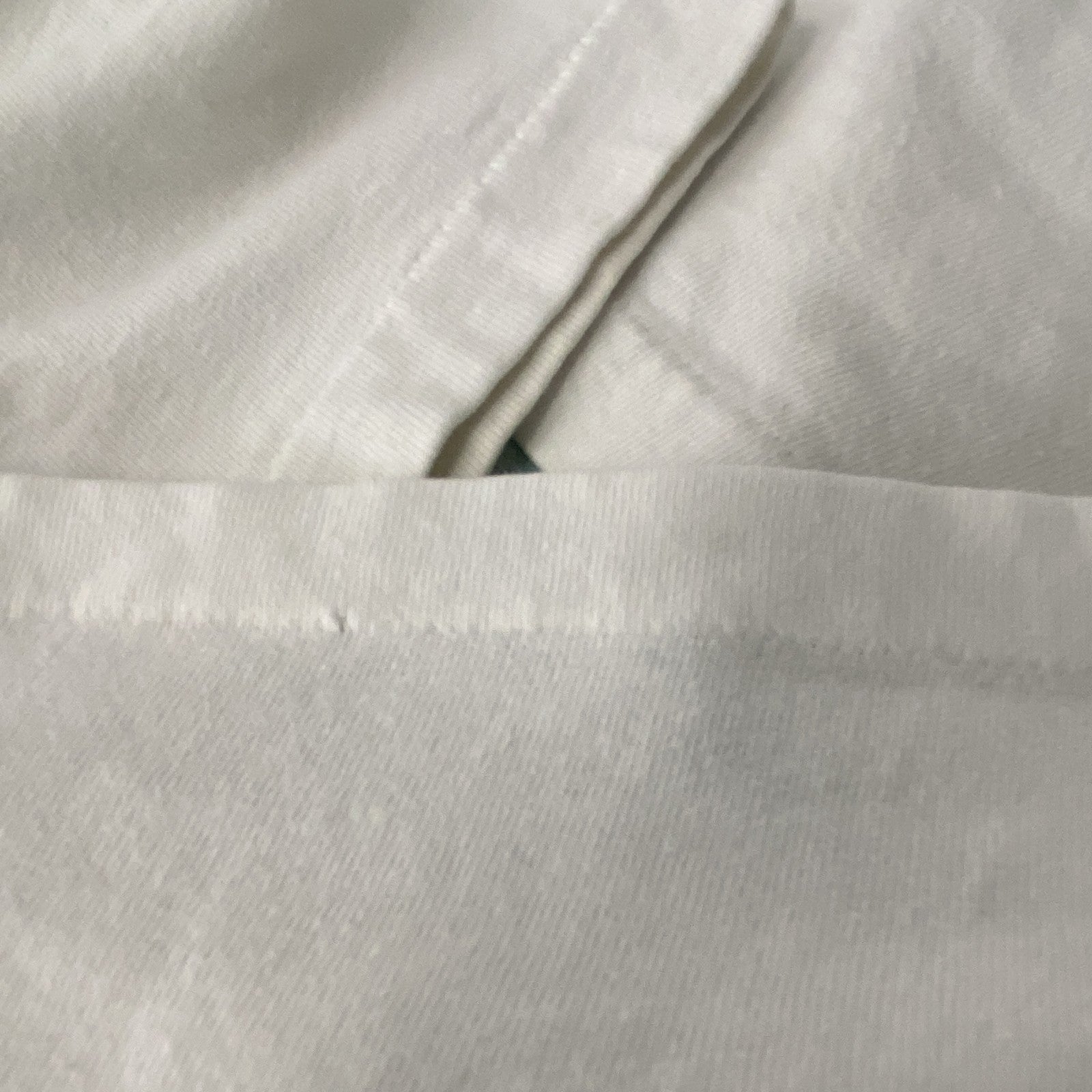 古着 used　Hanes ヘインズ　半袖プリントTシャツ　シングルステッチ　90s　US製　カジュアルデザイン　白　Lサイズ